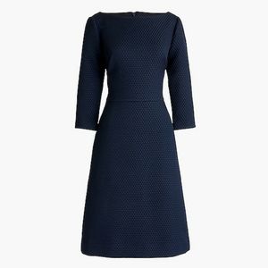 NEW J. Crew Boatneck sheath dress in matelassé 14